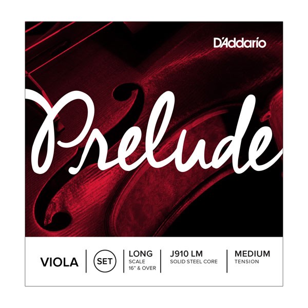 D'Addario J910 LM Prelude Long Scale Medium Tension Viola Strings